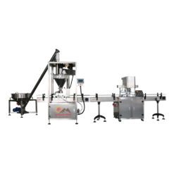 Dây chuyền chiết bột viền mí lon tự động QM-CBVML-01