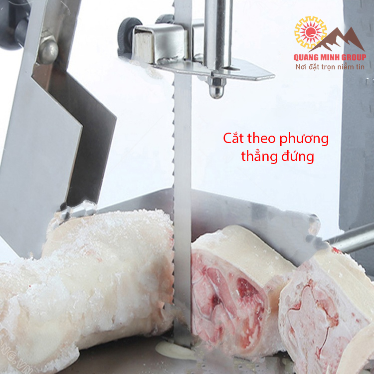 Máy Cưa Xương Ống Giò Heo GoodFor 818 3 May cat xuong chi tiet khi may hoat dong cat tu tren