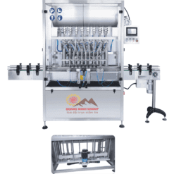 Máy chiết rót 8 vòi PISTON động cơ SERVO tự động HZGG1000