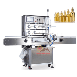 Máy chiết rót tinh dầu tự động 4 vòi BƠM TỪ tự động QM-FBT-4