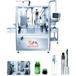 Máy chiết và siết nắp tự động tốc độ cao QM-CRSN04