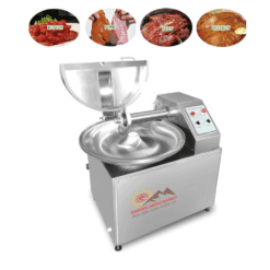 Máy xay nhuyễn thịt trong Dây chuyền sản xuất xúc xích