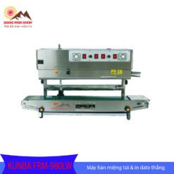 Máy hàn miệng túi liên tục kết hợp máy in date bao bì thẳng đứng FRM-980LW