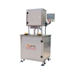 Máy viền mí lon kèm hút chân không và thổi khí Ni-Tơ bán tự động QM-FGJ100D