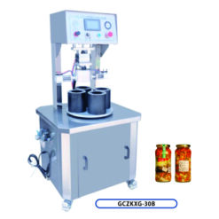 Máy hút chân không đóng nắp bán tự động (4 hộc dạng xoay)