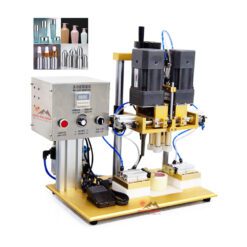 Máy siết nắp để bàn đa năng bán tự động (4 bánh xe kẹp xoay)