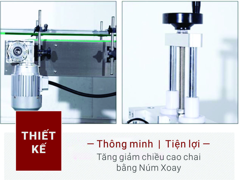 Máy siết nắp chai đa năng tự động mini (4 bánh kẹp xoay) QM-GJC-16 8 May siet nap da nang tu dong mini QM GJC 16 9