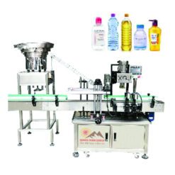 Máy cấp siết nắp chai tự động (4 bánh xe) RF-SGJ-120