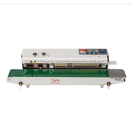 Máy hàn túi nhựa liên tục FR-1200C túi PE có indate dạng lăn