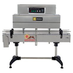 Máy rút co màng BSS-1538C bằng nhiệt nhãn cổ chai tự động