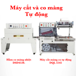 Máy bọc màng và co màng bằng nhiệt tự động DQL 5545