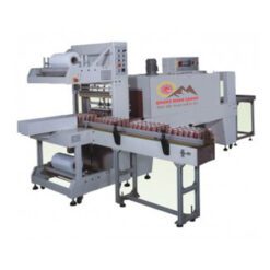 Máy co lốc màng chai lọ tự động - Có tích hợp dây chuyền
