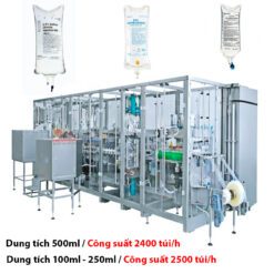 Dây chuyền đóng gói dung dịch nước muối dạng túi tự động QM-CS2