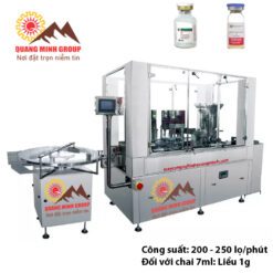 Máy đóng gói bột vào lọ tự động gồm Bộ cấp - chiết bột