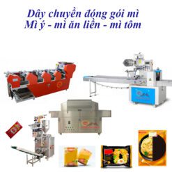 Dây chuyền đóng gói mì tôm - mì ý - mì ăn liền tự động