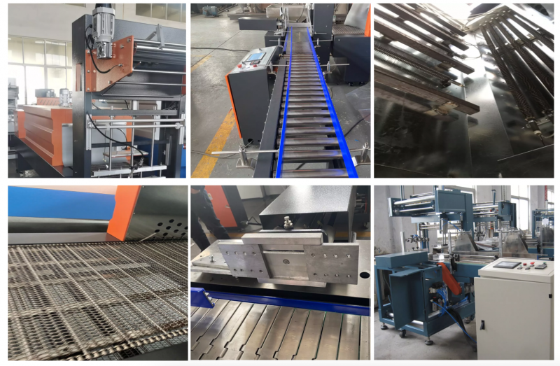 Hình ảnh chi tiết của máy đếm co màng lốc chai nước tự động QM-SA8-90