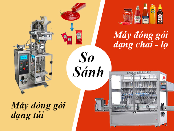 So sanh may dong goi dang tui va dang lo