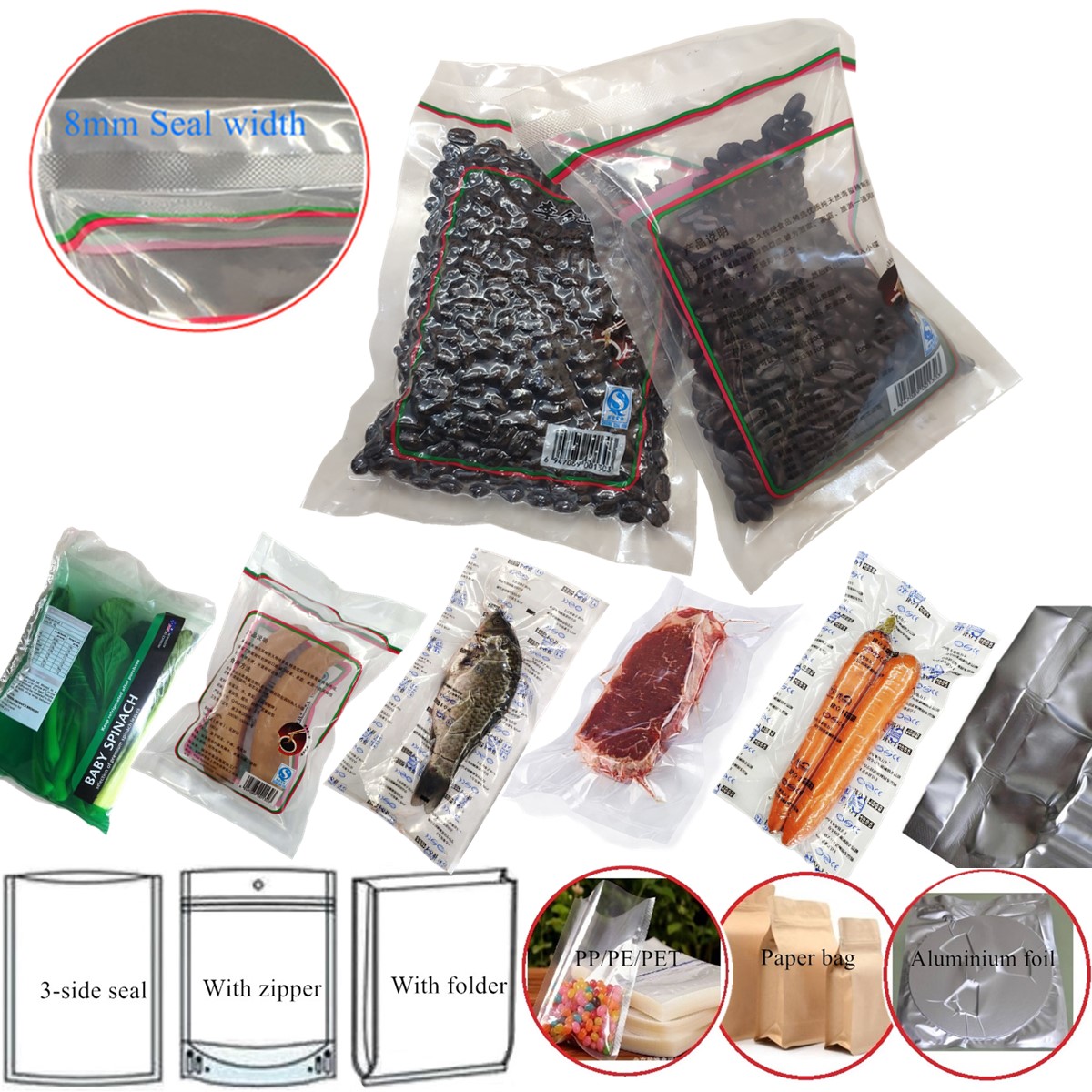 Ứng dụng để đóng gói sản phẩm chân không