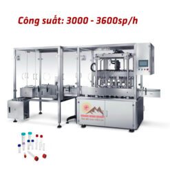 Máy đóng nắp và chiết rót ống nghiệm vô trùng tự động Ống nghiệm IVD
