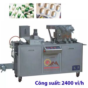 Máy đóng gói vỉ viên thuốc tự động từ giấy nhôm, nhựa PVC AL/ tấm phẳng