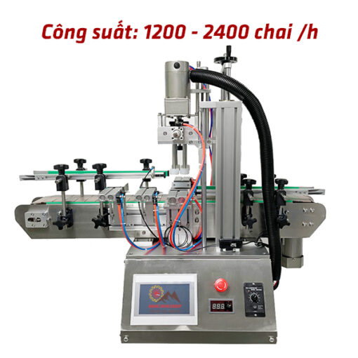 Máy siết nắp chai tự động để bàn - Máy siết nắp mini QM-CM120