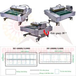 Sơ đồ máy hút chân không liên tục DZ 1000S
