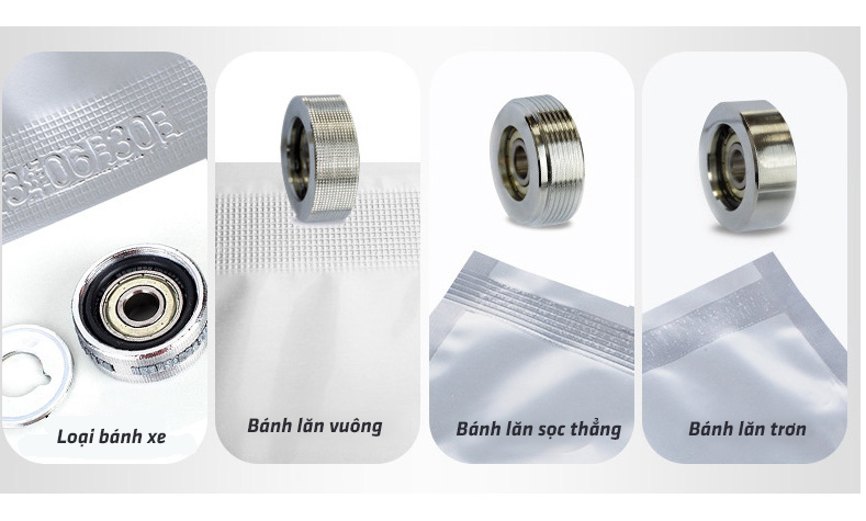 Bánh lăn và thanh hàn nhiệt tạo ra kết cấu hàn khác nhau