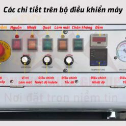 Bộ phận điều chỉnh máy hàn miệng túi liên tục 4 chức năng (Hút - Hàn - InDate - Đếm SP)
