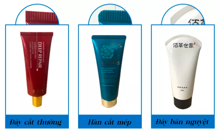 Các dạng đáy tuýp máy có thể làm được