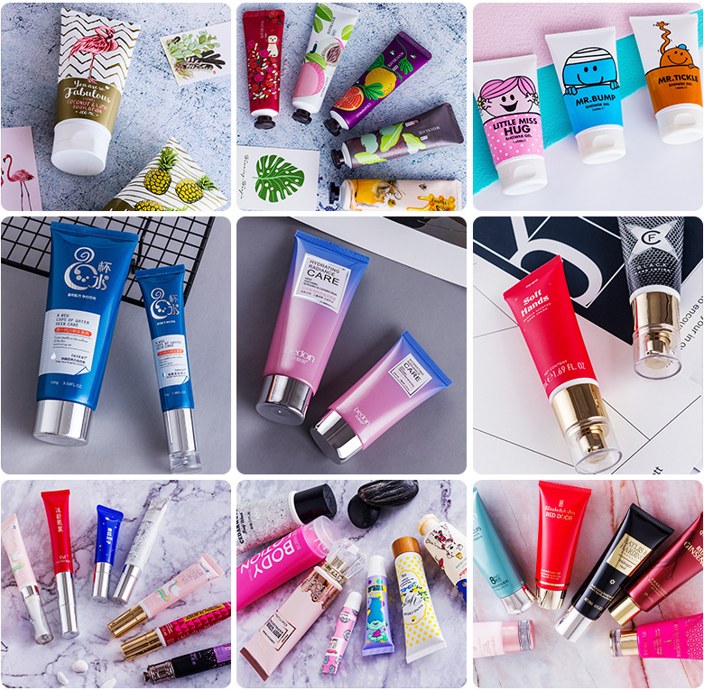 Các dạng tubes mỹ phẩm khác nhau mà máy thực hiện được