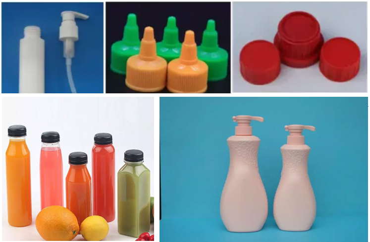 Các nắp chai phù hợp với máy siết nắp để bàn đa năng