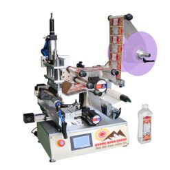 Máy dán nhãn chai vuông bán tự động nằm ngang HL-T-100