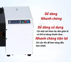 Dễ dàng sử dụng máy thổi túi khí giảm chấn