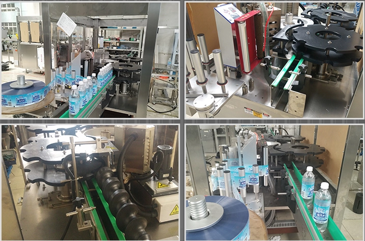 Hình ảnh thực tế của máy cắt nhãn và dán nhãn bằng keo tự động công suất cao