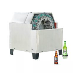 Máy cọ chai thuỷ tinh Cọ rửa chai bia bán tự động QM-TGXP-05A