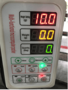 Các chế độ điều khiển trên máy đóng gói bột