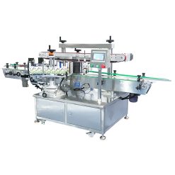 Máy dán nhãn 2 mặt cạnh chai tự động QM-500