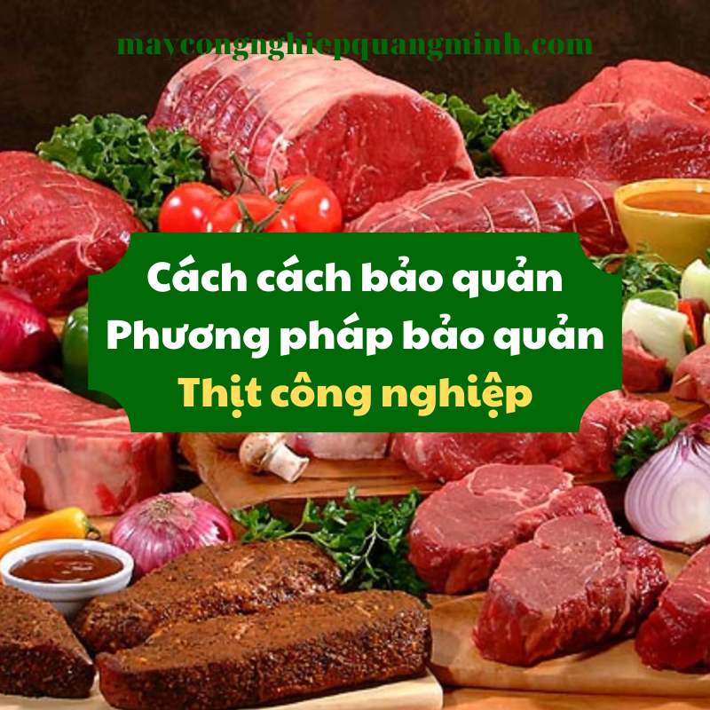 Cách bảo quản thịt - Phương pháp bảo quản thịt công nghiệp