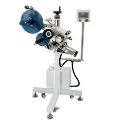 Đầu máy dán nhãn mặt phẳng trên băng tải tự động