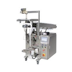 Máy đóng gói băng tải gầu tự động túi hàn lưng