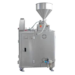 Hình ảnh ngang máy chiết rót túi có sẵn loại chiết 1 vòi