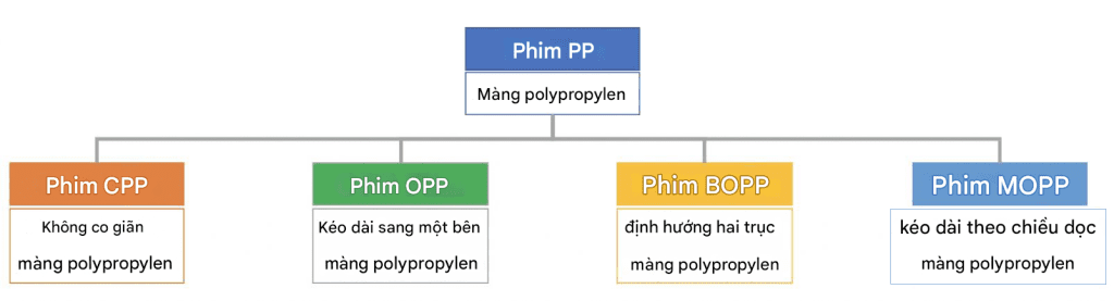 Phân biệt các đặc tính màng PP CPP OPP BOPP và MOPP