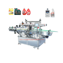 Máy dán nhãn 2 mặt dán nhán hông chai tự động